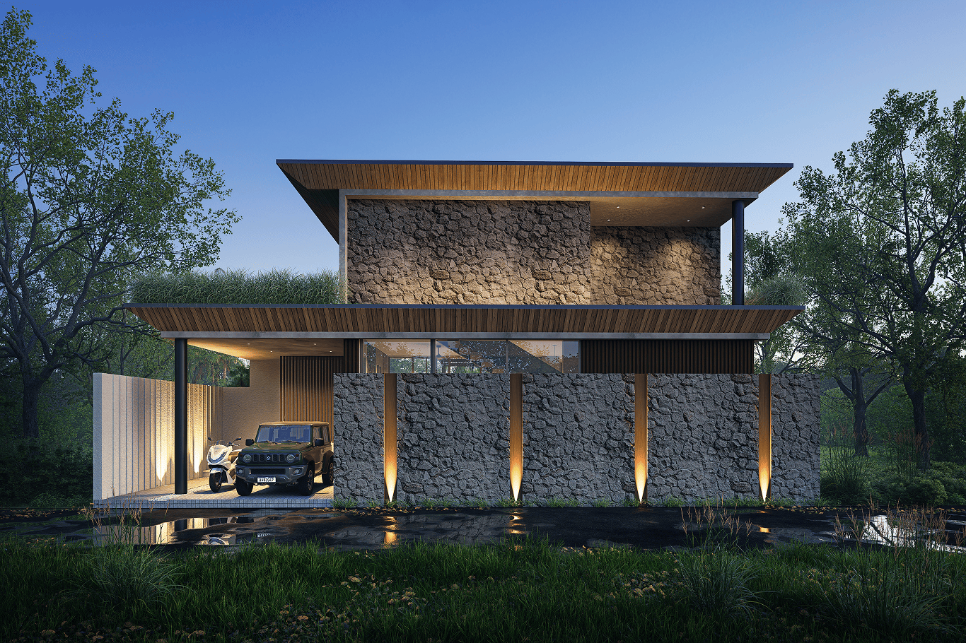 2-Bedroom villa view 1