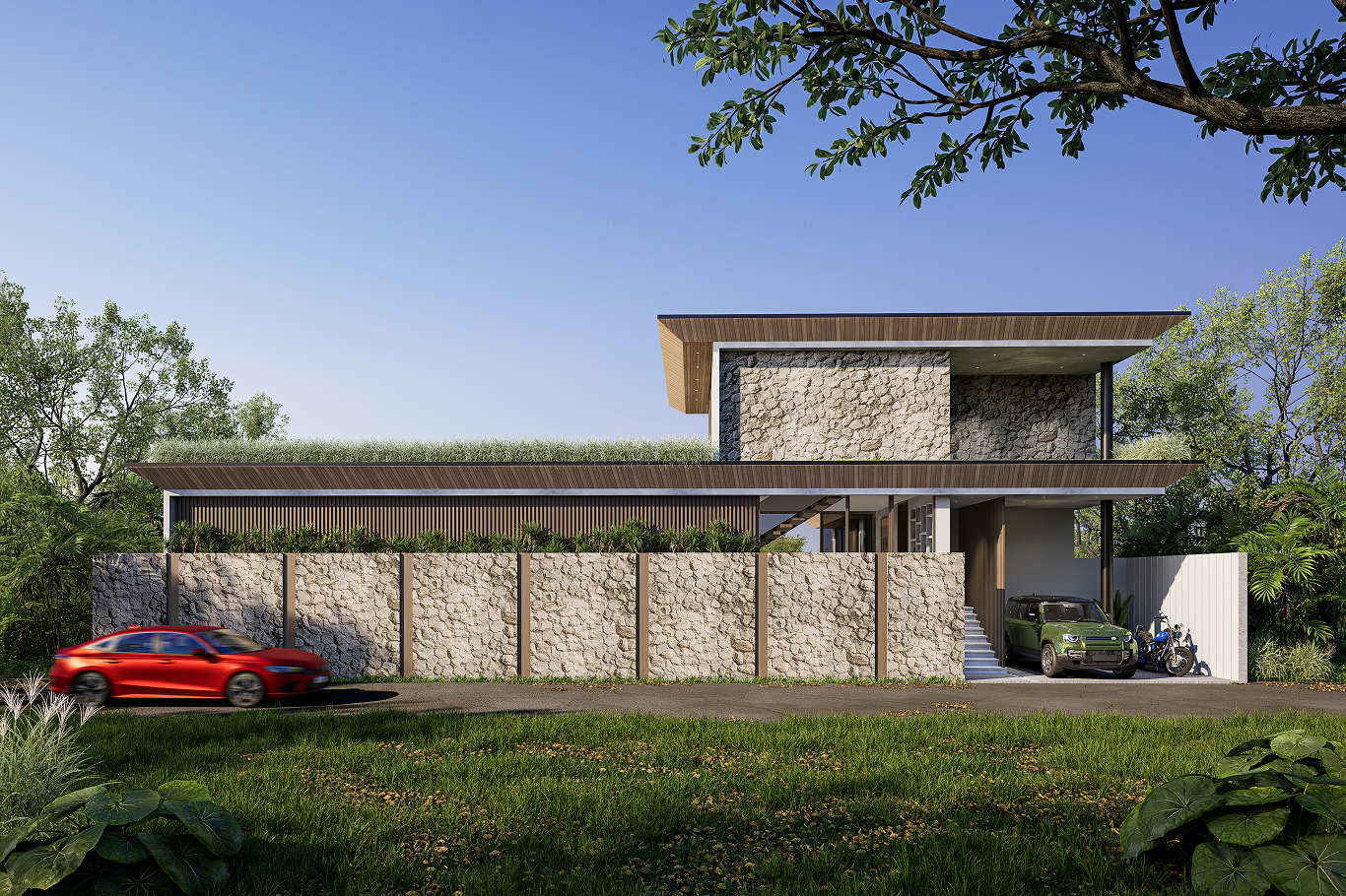 4-Bedroom villa view 1