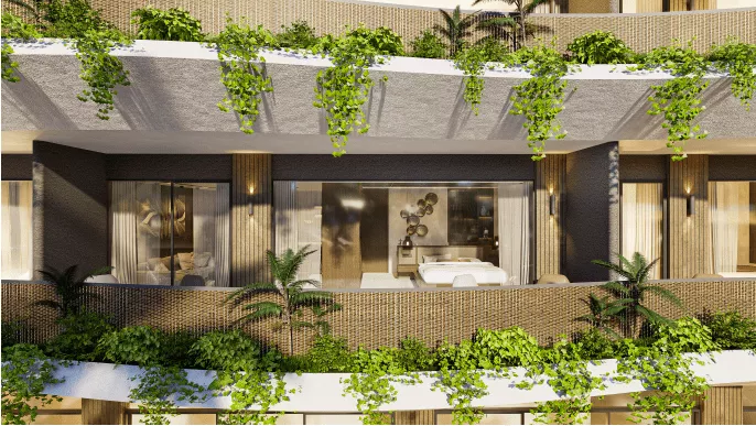 1-Bedroom villa view 2