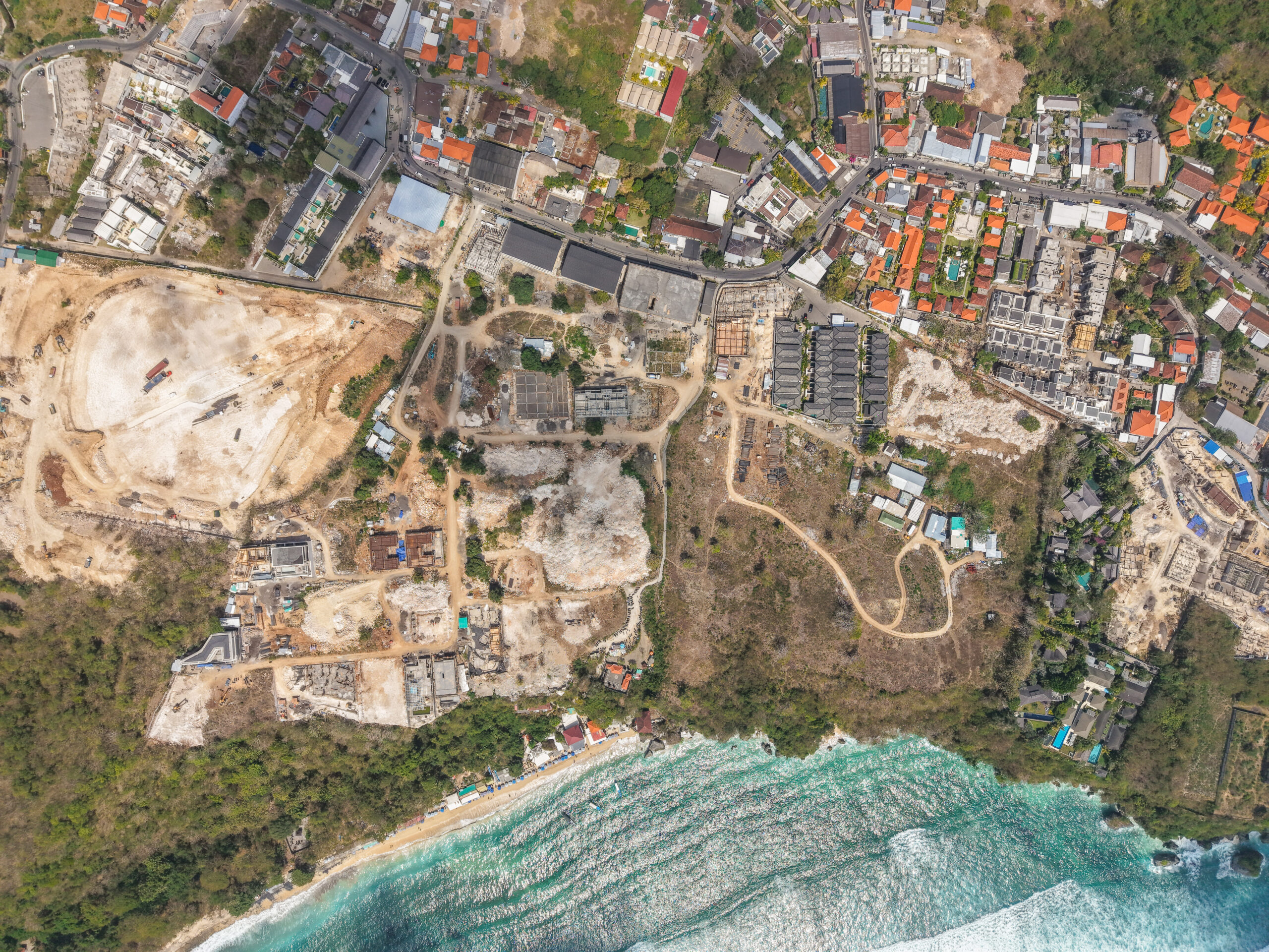 Anjuna Bay Drone View